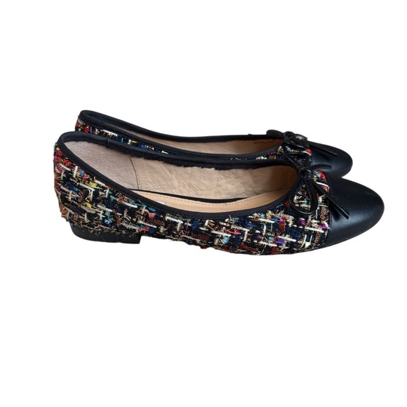 Steve Madden Ellison Ballet Flat Slip‎ ons Multi Color Shoes Size 8.5 Leather - Picture 4 of 9